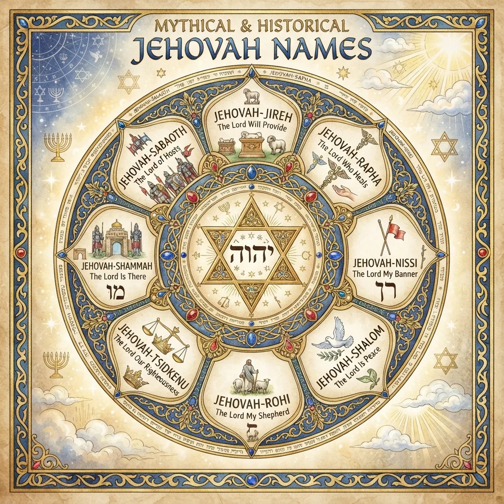 Mythical & Historical Jehovah Names