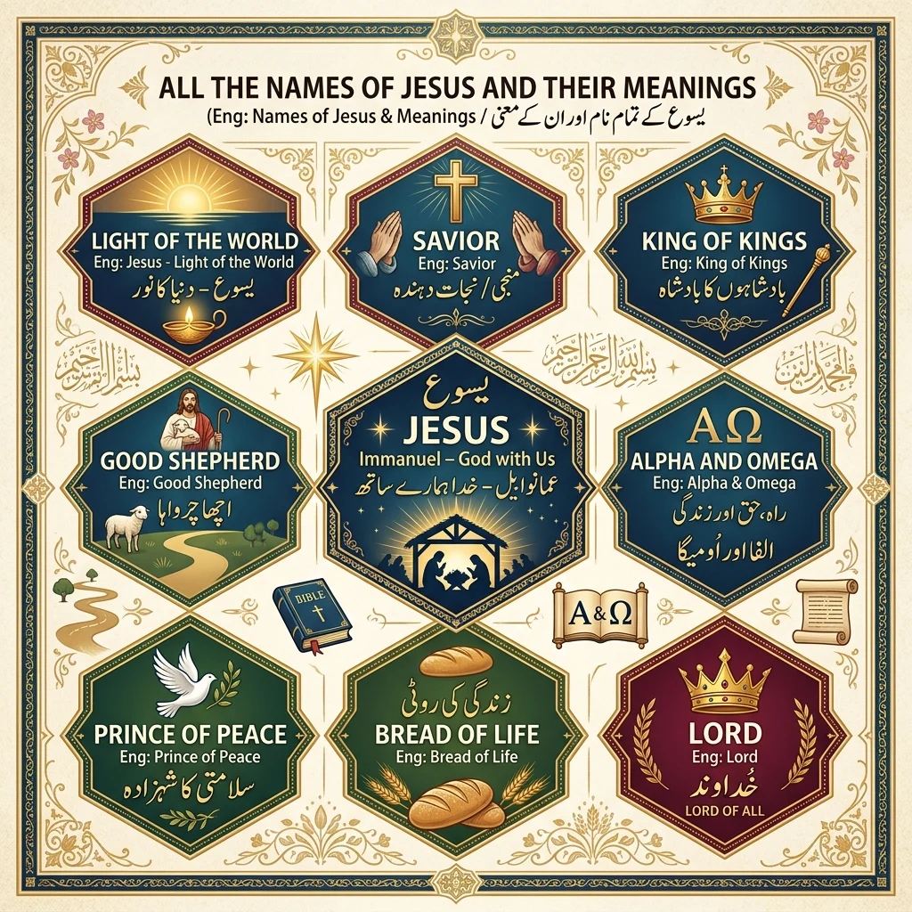 All the Names of Jesus and Their Meanings