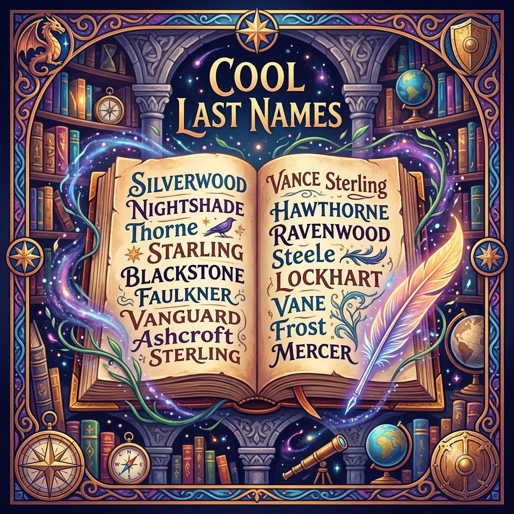 Cool Last Names List