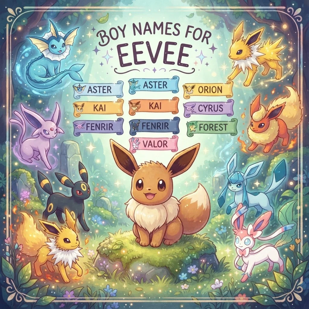 Boy Names for Eevee