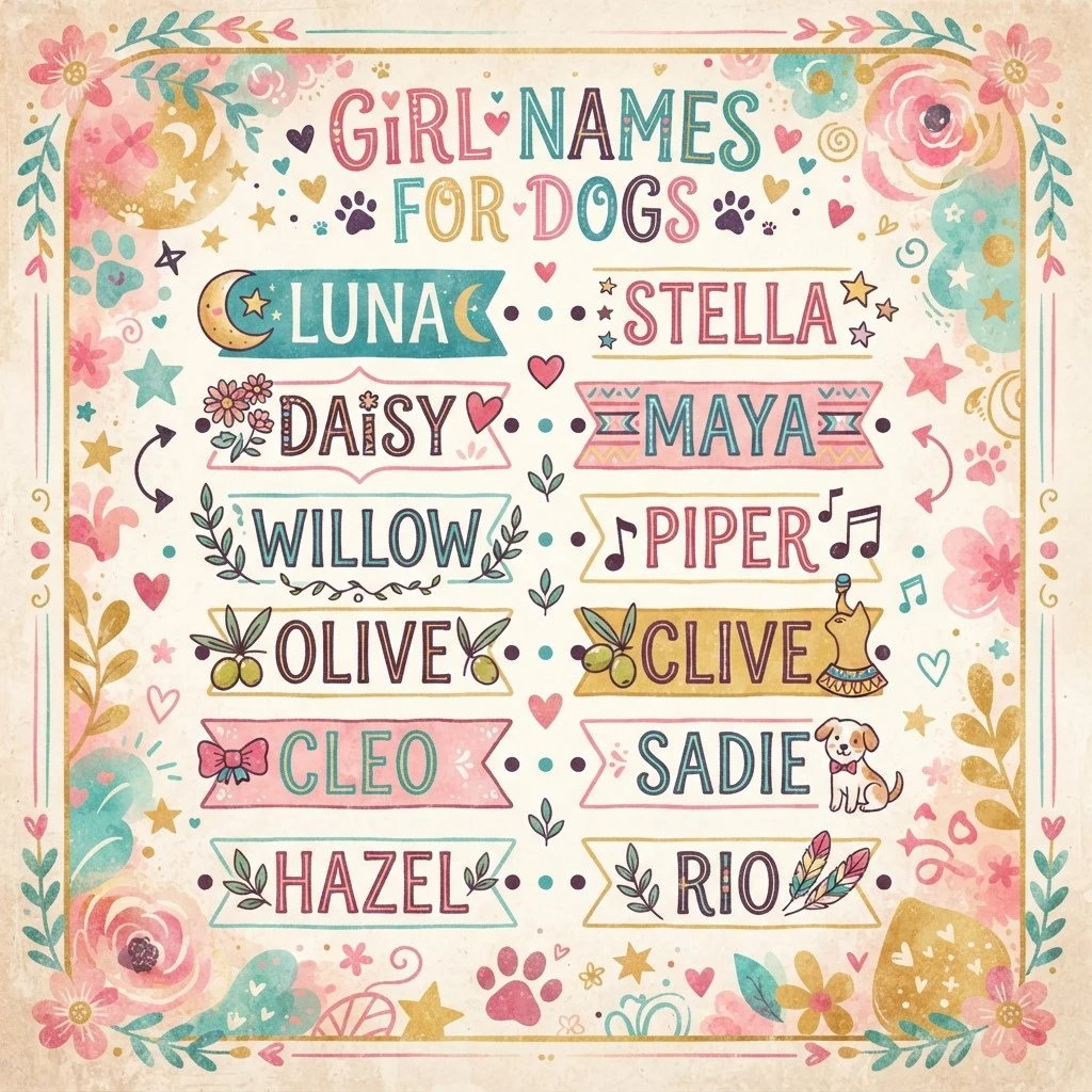 Girl Names for Dogs