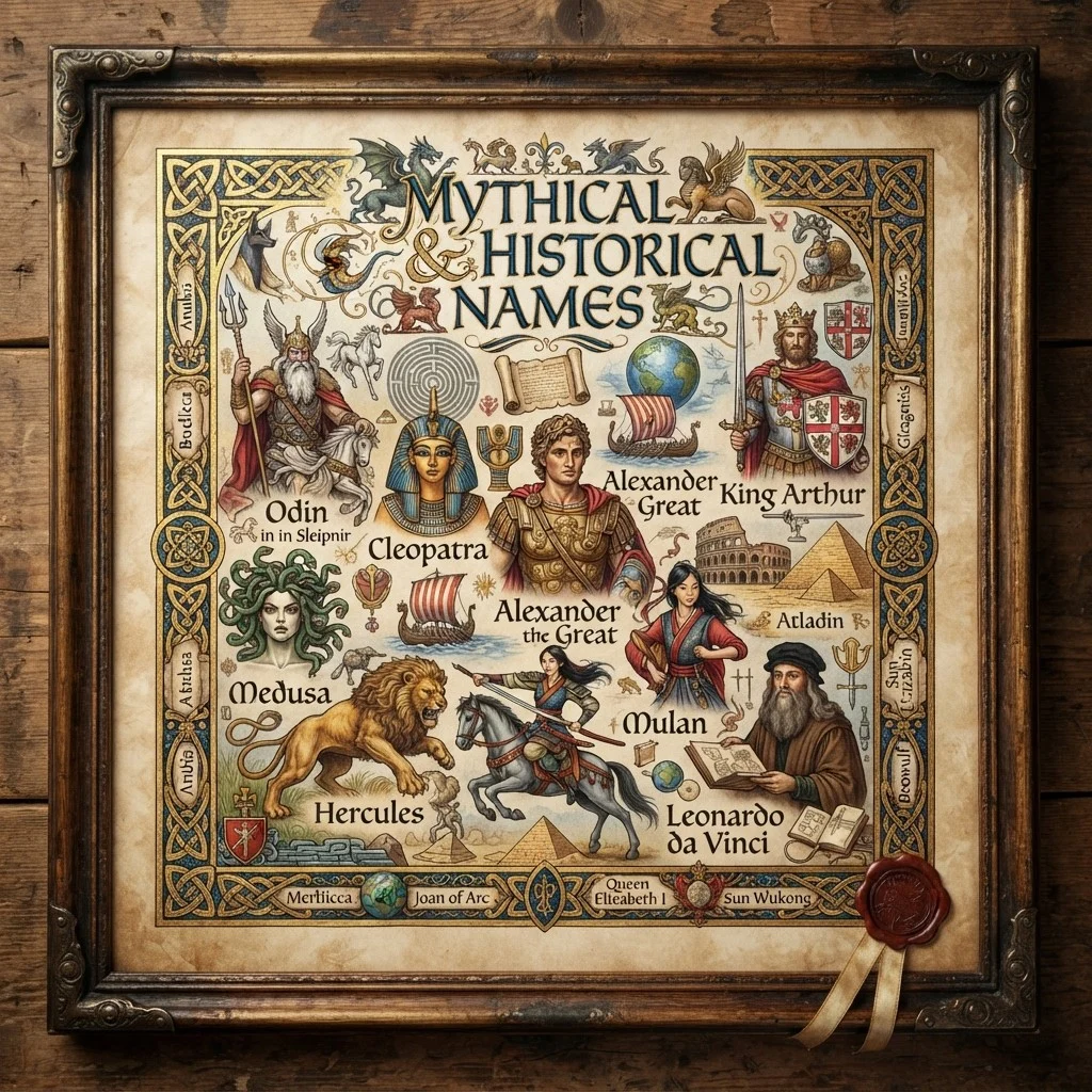 Mythical & Historical Names