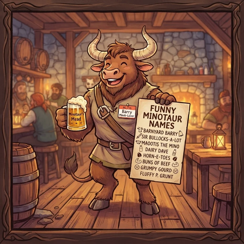Funny Minotaur Names
