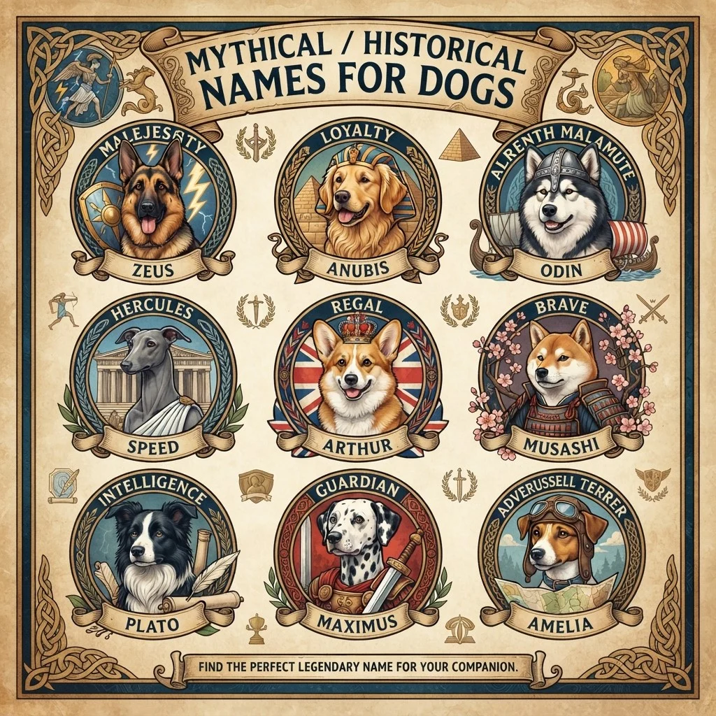 Mythical / Historical Names for Dogs