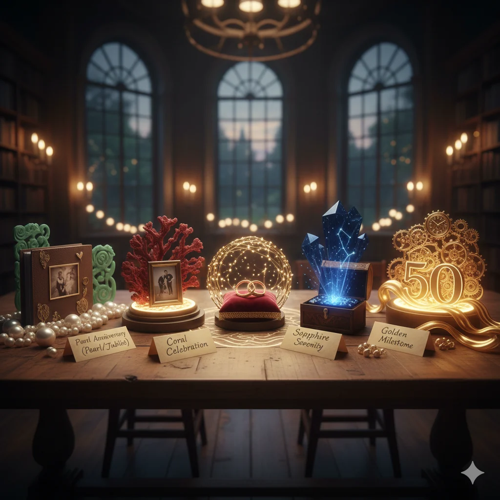 Anniversary Themes for Years 30-50