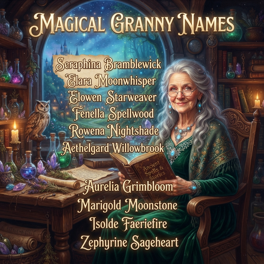Fantasy & Magical Granny Names