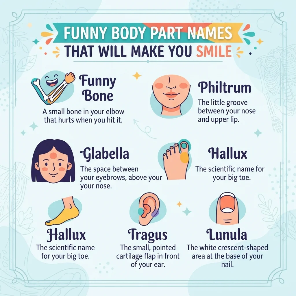 Funny Body Part Names That Will Make You Smile