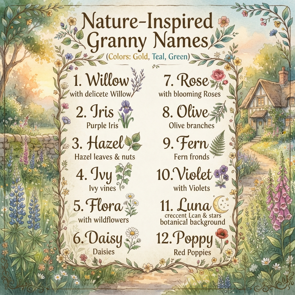 Nature-Inspired Granny Names