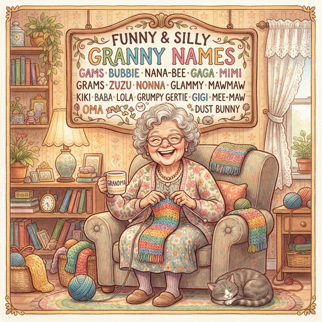 Funny & Silly Granny Names