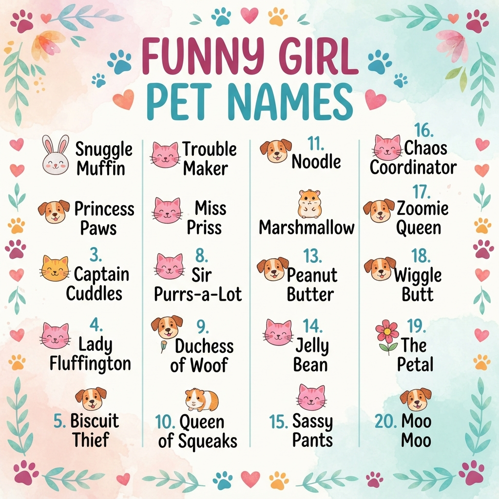 Funny Girl Pet Names