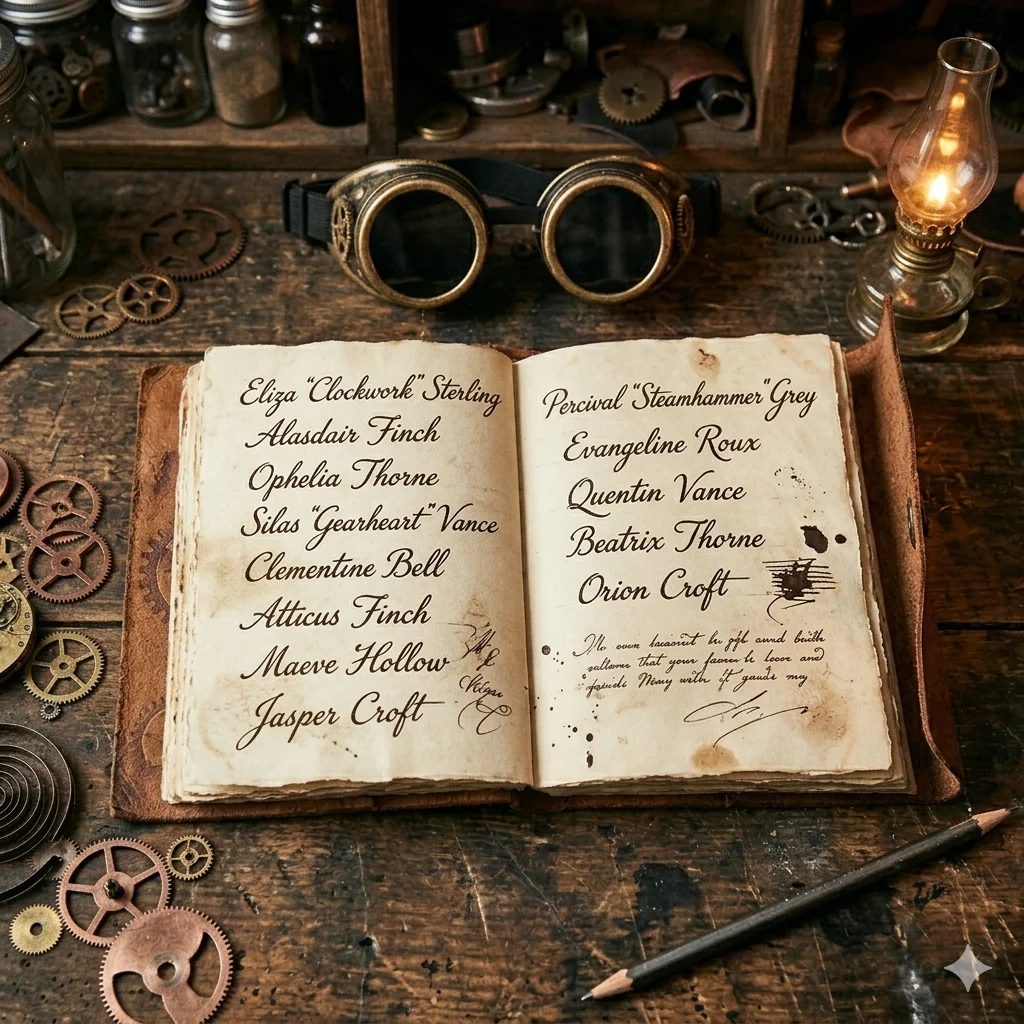 steampunk names
