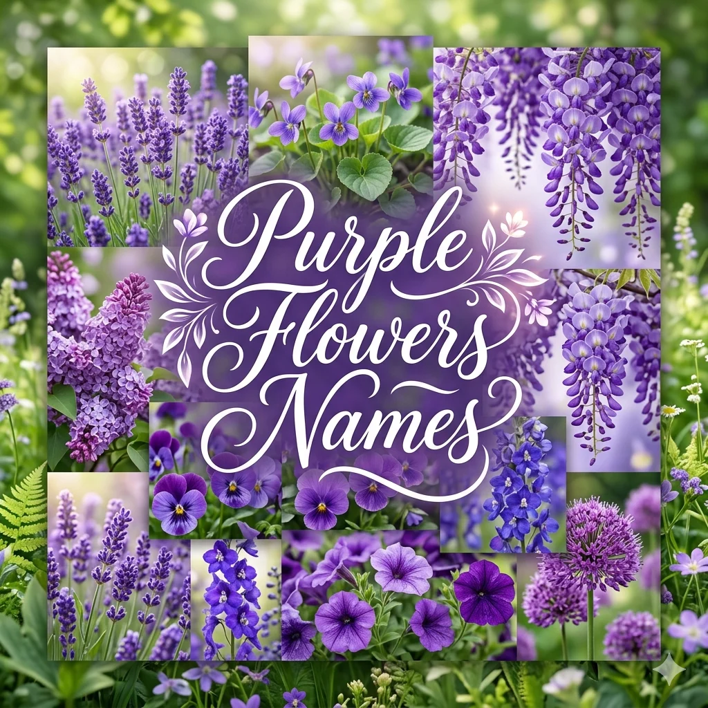 purple flowers names