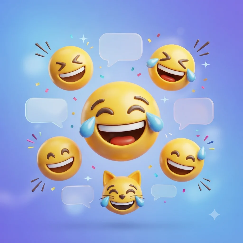 laughing emoji