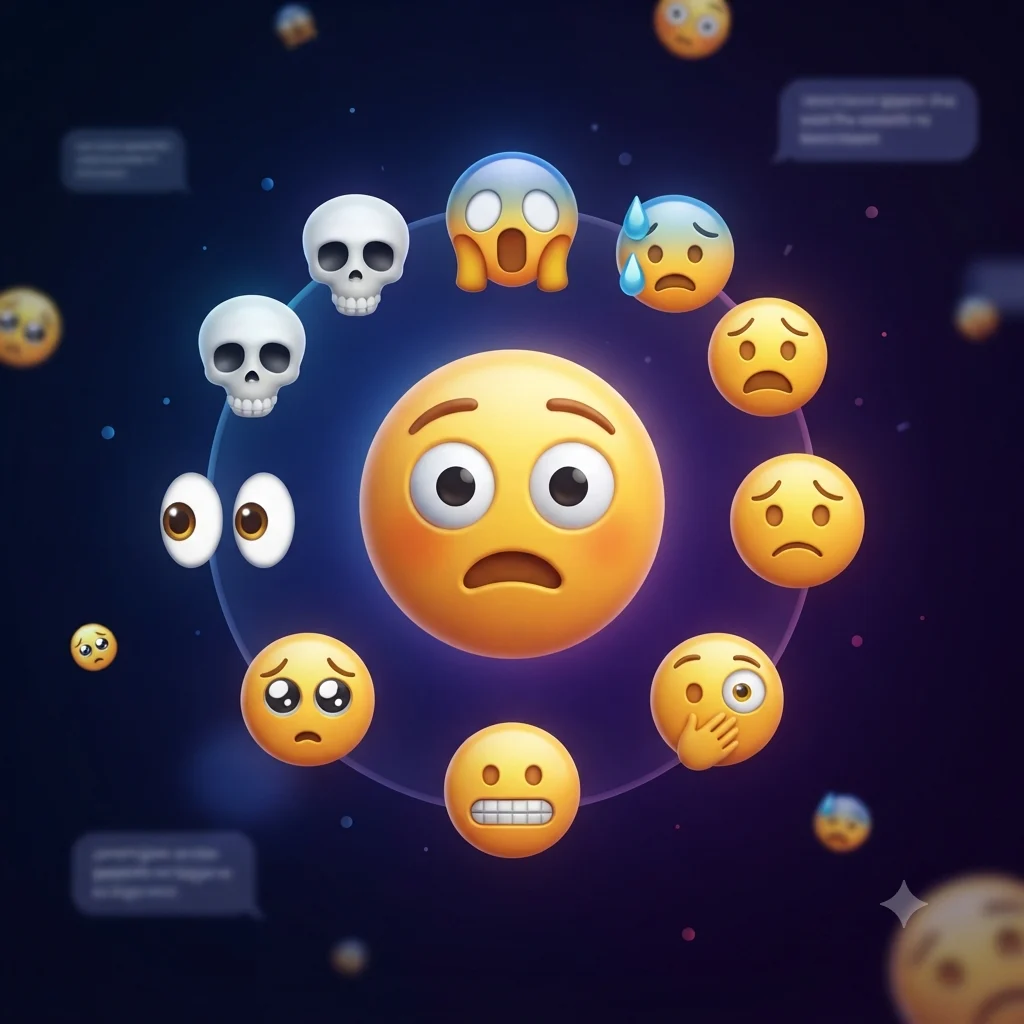 scared emoji