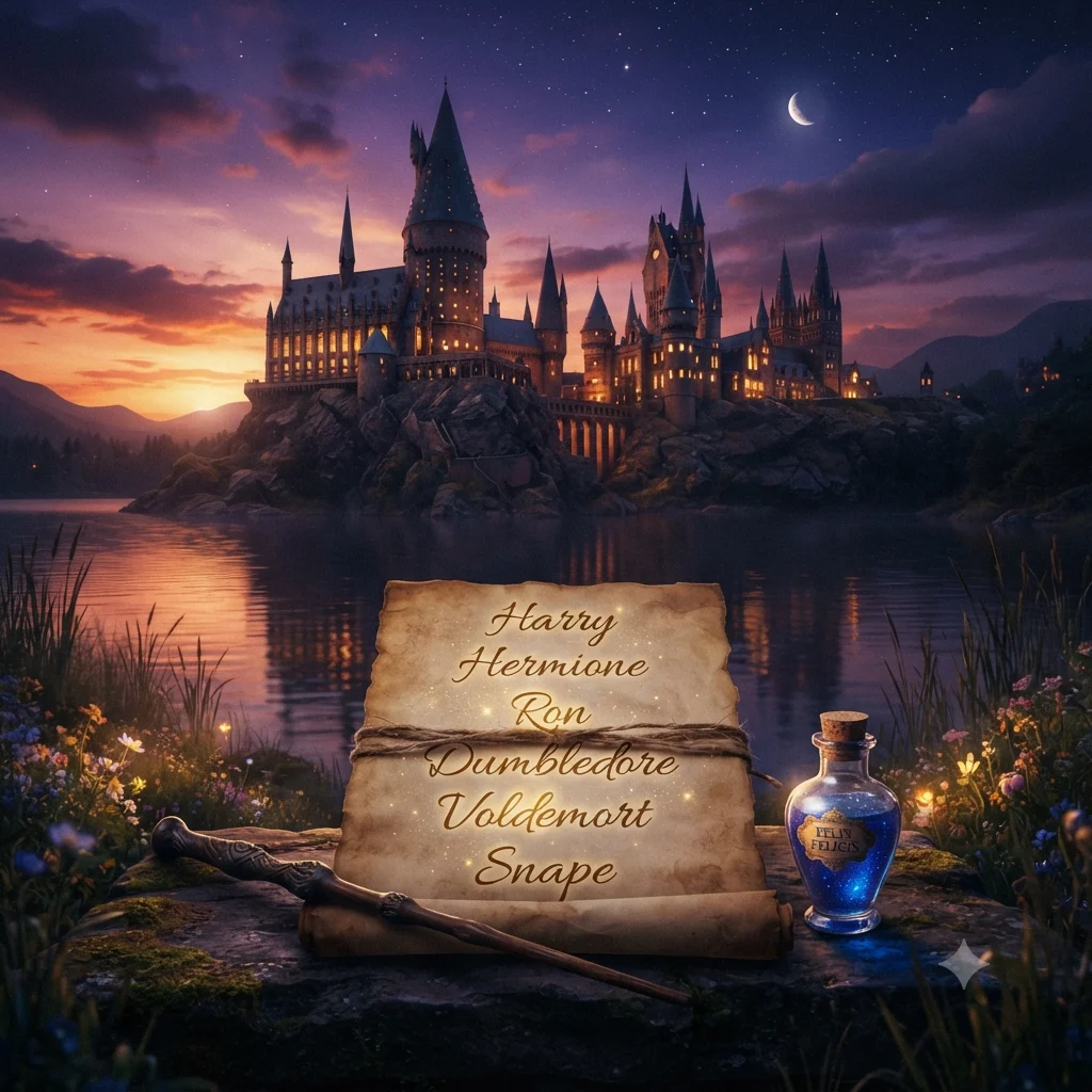 harry potter characters names
