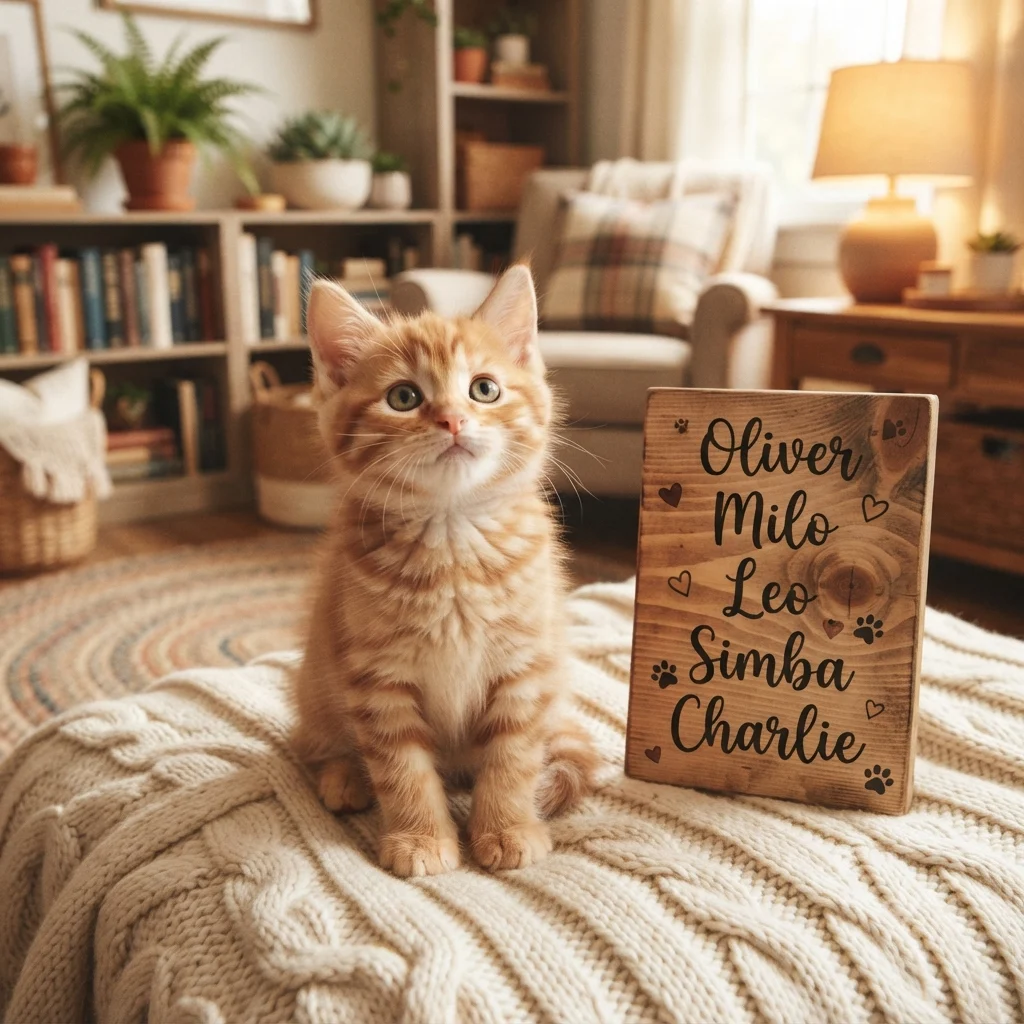 cute boy cat names