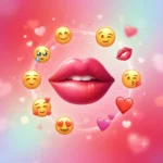 lip bite emoji
