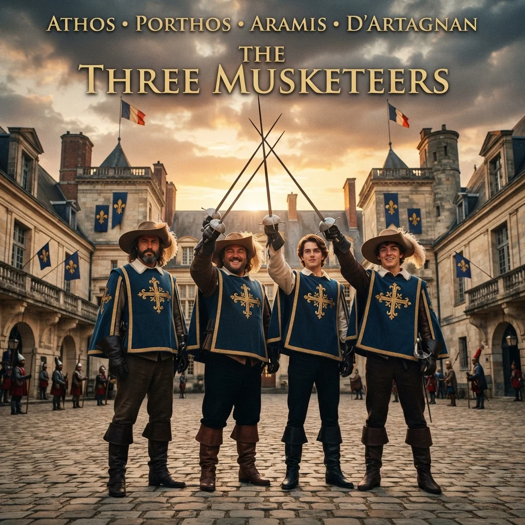 three musketeers names
