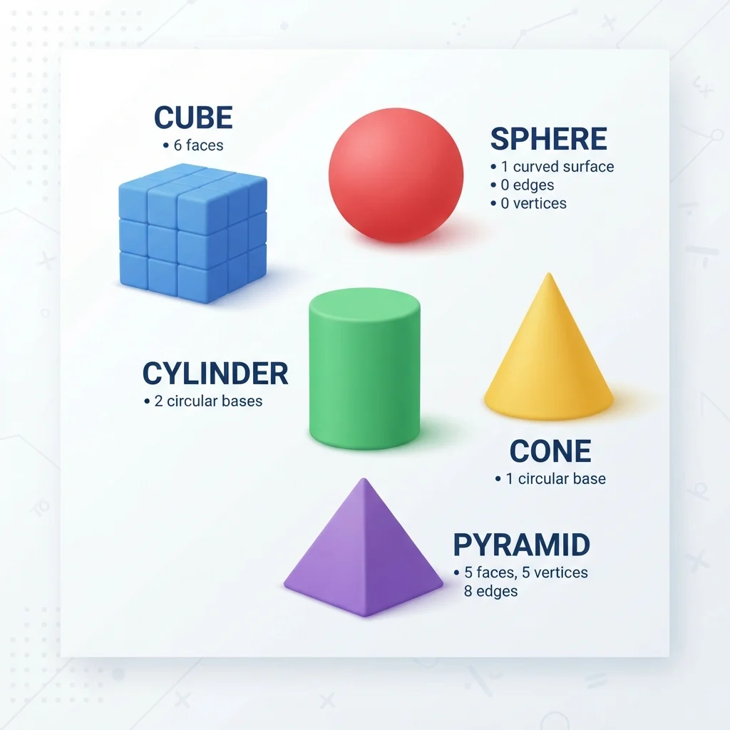 3d shapes names